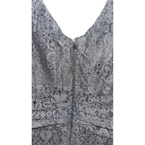 Trina Turk Los Angeles Black Lace Dress Sleeveless V-Neck Cocktail Party Size 8 - Picture 7 of 7